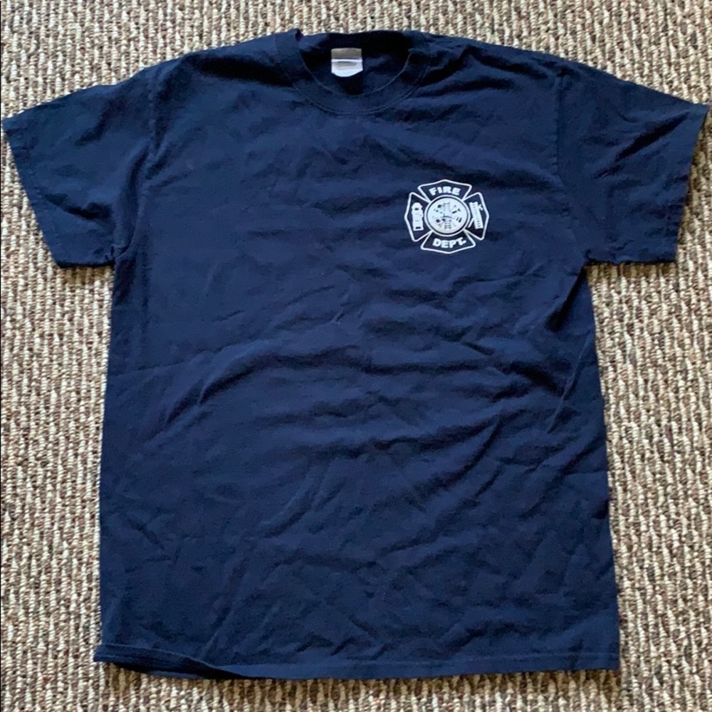 UNISEX Fire Dept “keep back 300 ft” Tee